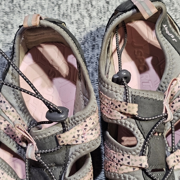 Jsport by Jambu Hiking Shoes Women's Water Ready Shoes Charcoal Pink sz 9 - Picture 5 of 10